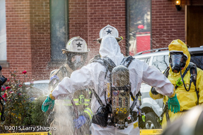 Washington DC DCFD haz mat incident suspicious package 12-10-15 at 453 New Jersey Ave SE CAIR Larry Shapiro photographer shapirophotography.net